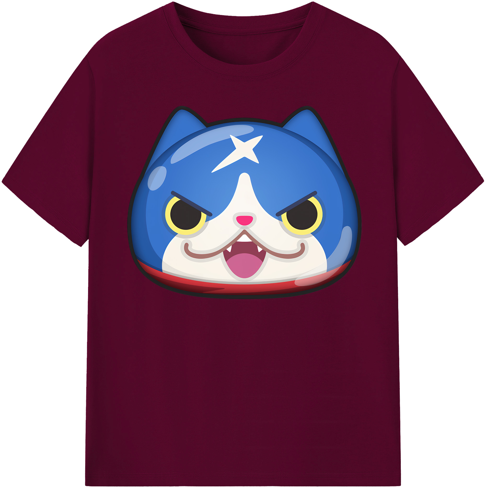 （画像用） 妖怪ウォッチ Yo-kai Watch レディースカジュアルプリントTシャツ（綿100％）